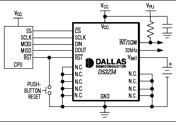 ������� ����� ��������� DS3234