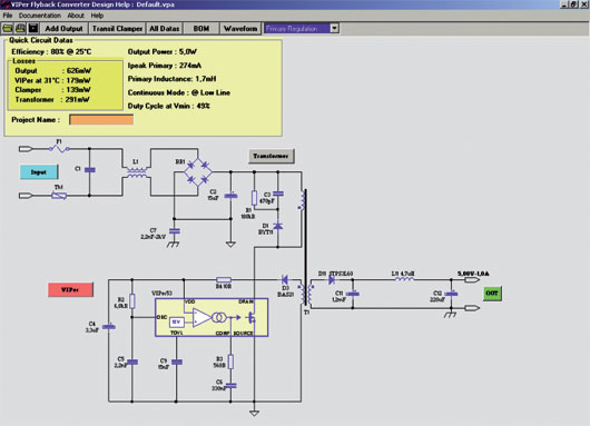��������� ������������ ����������� ��� ������� ��������� ������� �� �������� ��������� VIPer 