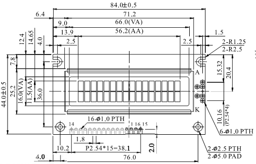 ����� WH1602A